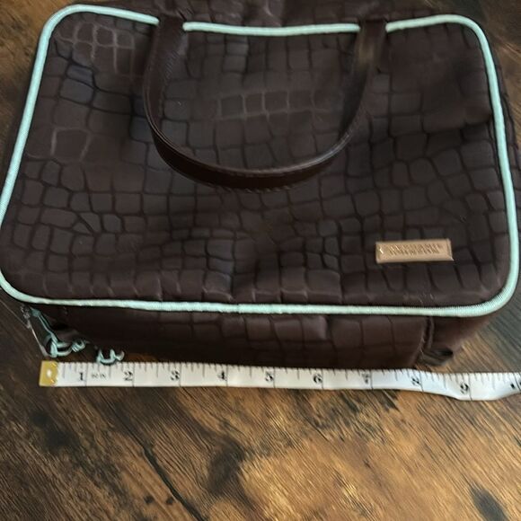 Stephanie Johnson Java Martha  travel small case in Coffee / Néw - Picture 6 of 7